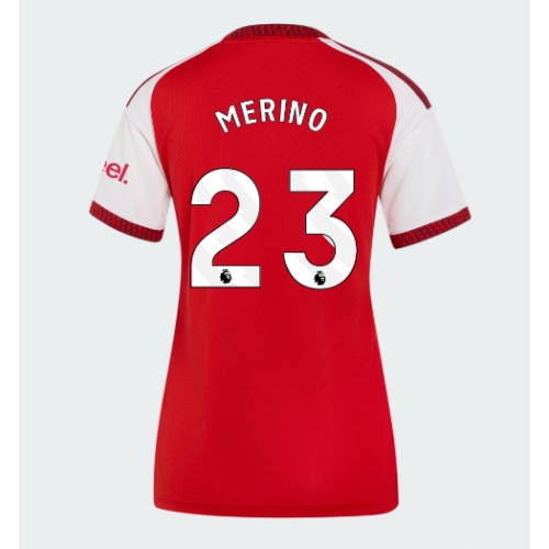 Arsenal Mikel Merino #23 Maglia Gara Casa Repliche 2026-27 Donna Maniche Corte Arsenal Mikel Merino #23 Maglia Gara Casa Repliche 2026-27 Donna Maniche Corte
